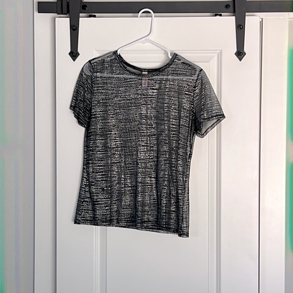Victoria’s Secret sheer overlay shirt